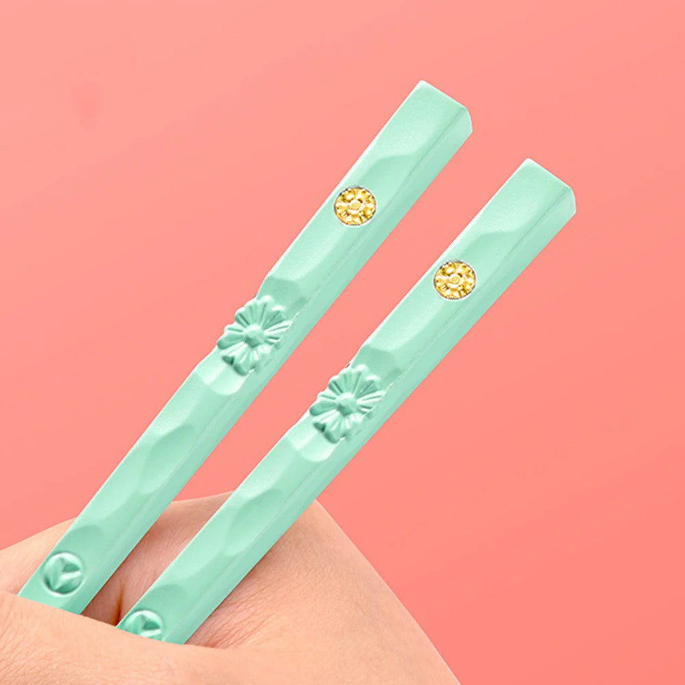 5 Pairs Non-slip Reusable Chopsticks Set Korean Food Sushi Sticks Chopsticks Alloy Chopsticks For Hotel Restaurant Kitchen