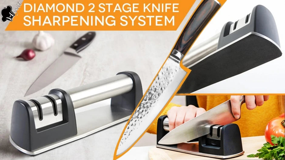 Knife Sharpener Professional Sharpening Stone Whetstone Grindstone 2/3/4 Stages Kitchen Knives Scissor Grinder Stone Householder