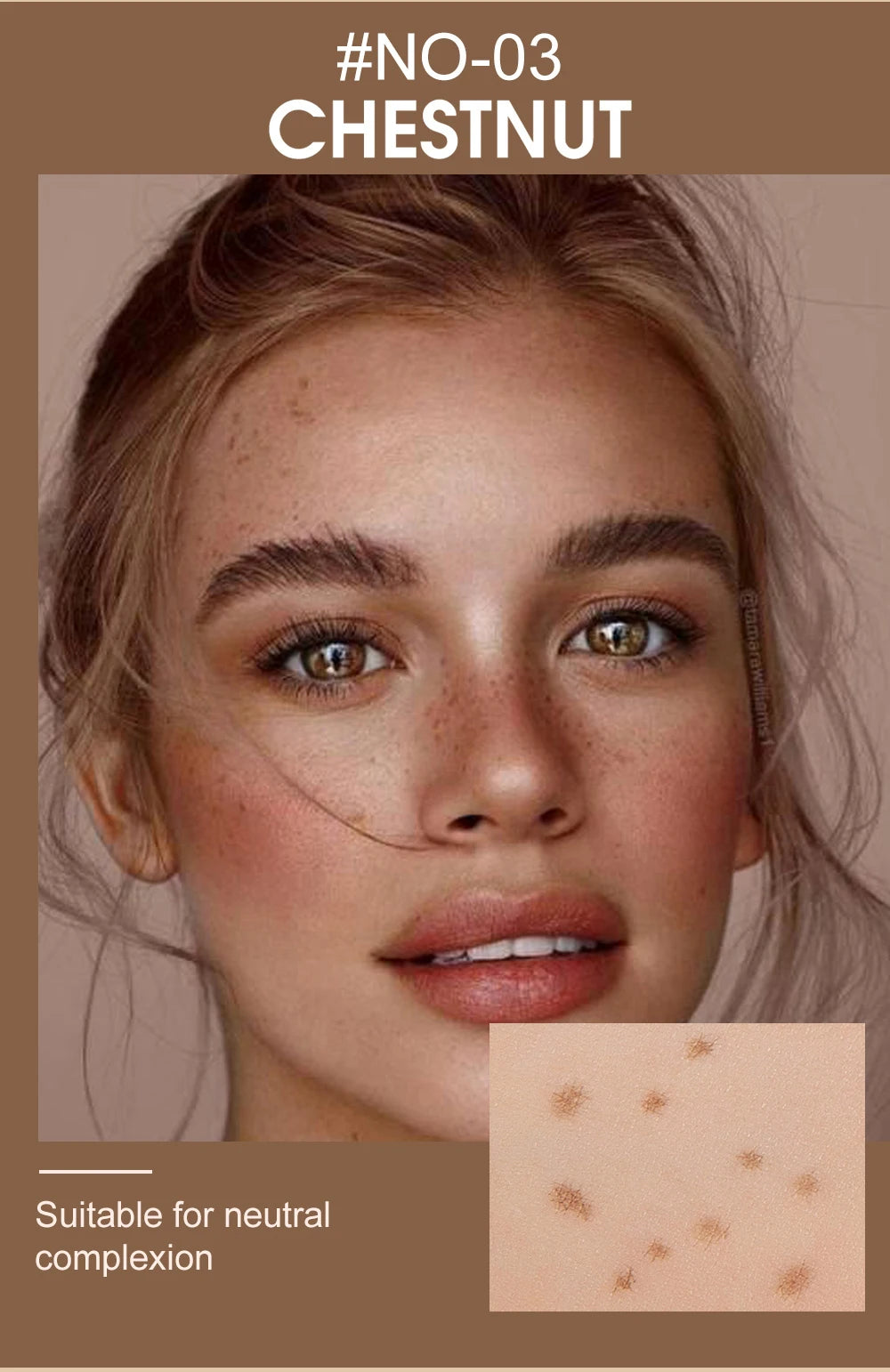 HANDAIYAN Natural Fake Freckle Pen Quick-Drying Waterproof Spot Pencil Makeup Tool for Facial Lifelike Fake Freckles Cosmetics