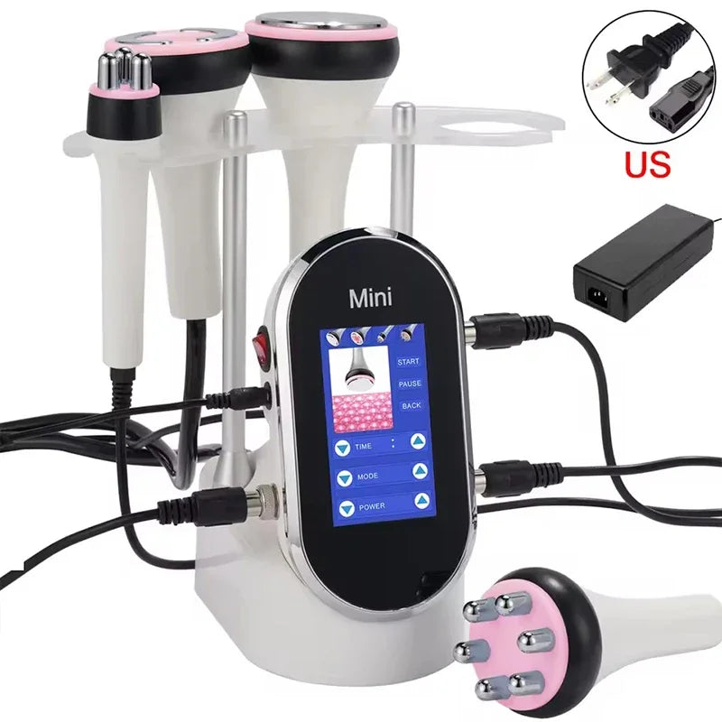 40K Cavitation Lipo Slimming Machine 4 in 1 Facial Care Ultrasonic Liposuction Cavitation Skin Lifting Tightening Shaping Device
