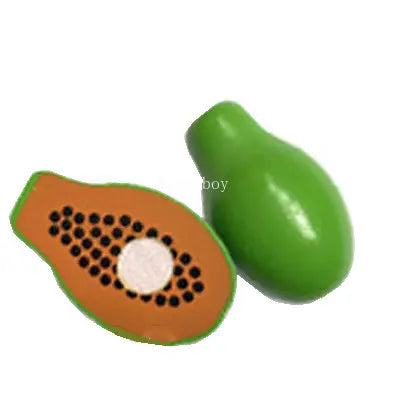 1Pcs Fruit Cutting Educational Toys Wooden Paste Stickers Vegetable Fruit Cutting Kitchen Toy Educational Toy For Children Gift