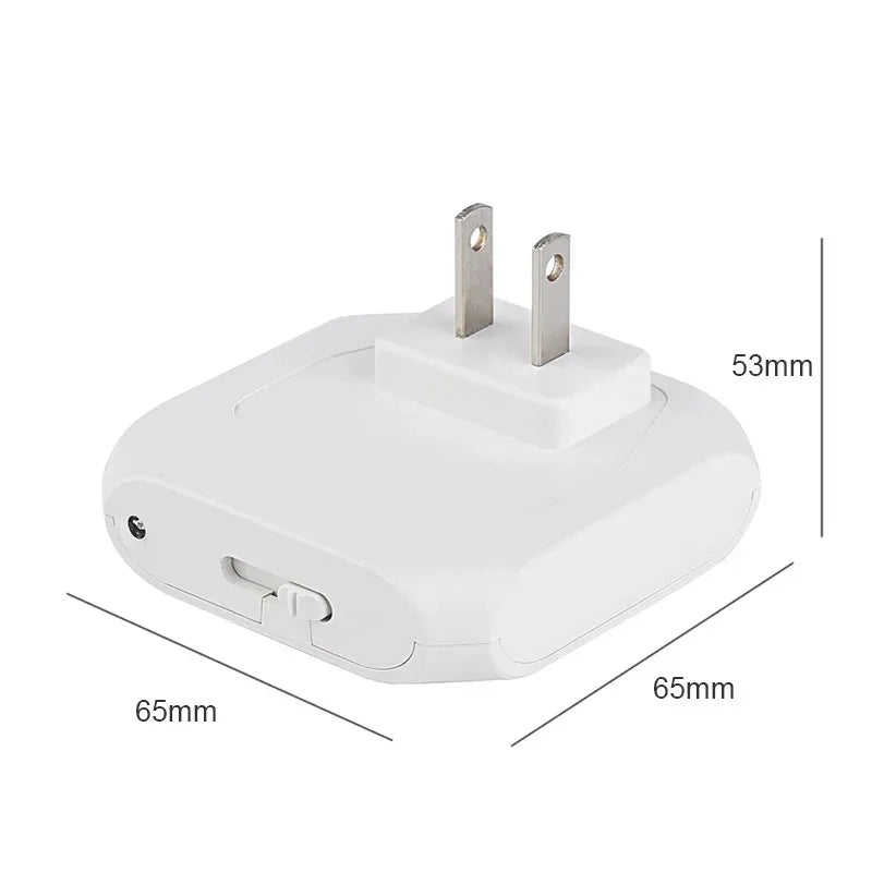 LED Plug in Night Lights Light Control Sensor Lamp Dimmable Energy Saving Lamp Under Cabinet light for Kitchen Aisle WC Bedroom