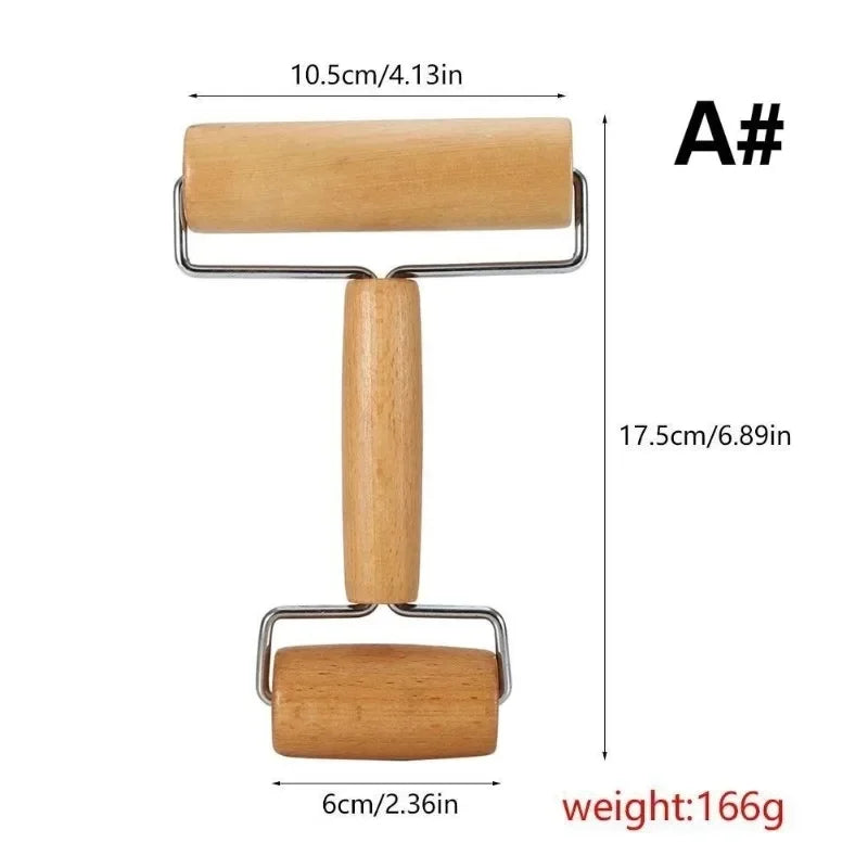 1PC Rolling Pin Pastry and Pizza Baker Roller Wooden Baking Crush Nuts Crackers Cookies Kitchen Utensils