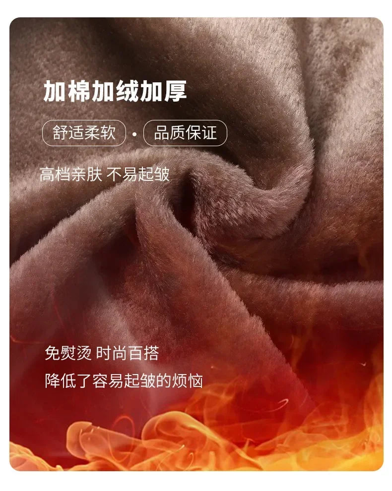 Men Business Jacket Parkas Mid-aged Men's Lapel Jacket with Zipper Pockets for Formal Business or Casual Wear in Autumn Winter