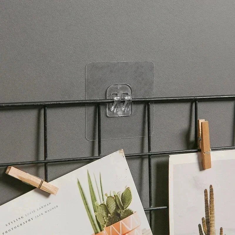 20/1pcs Multi-Purpose Hook Self Adhesive Strong Sticker Hooks Wall Hanging Holder Hook for Kitchen Bathroom Organizer Shelf Hook