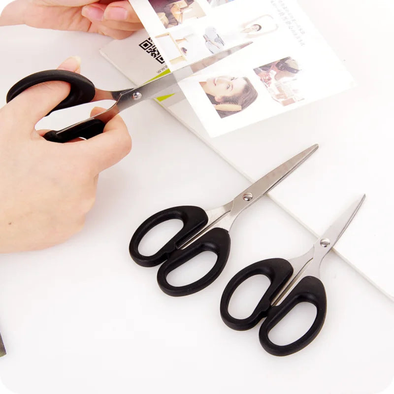 Student Diy Paper Cuttings Knife Household Kitchen Stainless Steel Scissors Children's Handmade Small Scissors Office Scissors