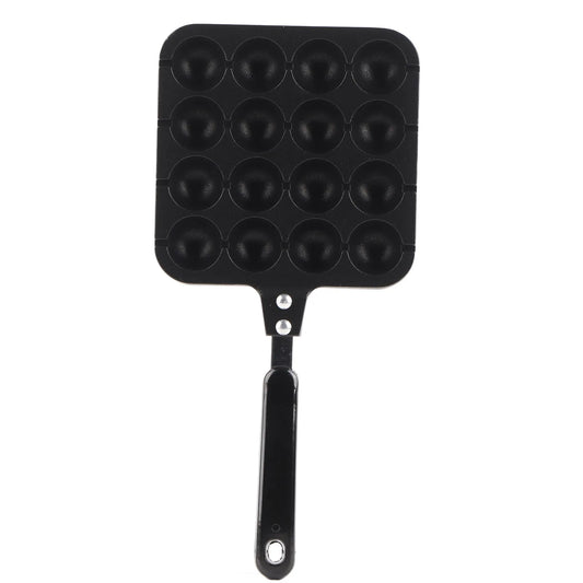 Octopus Meatballs Pan 16 Holes Octopus Meatballs Pan Aluminum Alloy Takoyaki Baking Mold Tray for Home Kitchen