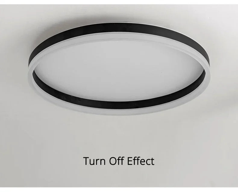 Modern Round Square LED Chandelier Simple Dimming Ceiling Lamps for Living Dining Room Kitchen Bedroom Indoor Lighting Fixture