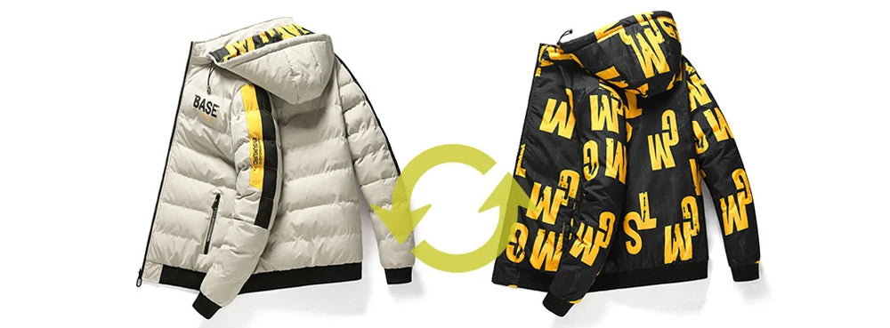 DIMUSI Winter Men Padding Jacket Fashion Male Thicken Down Thermal Parkas Casual Outwear Windbreaker Hooded Coats Man Clothing