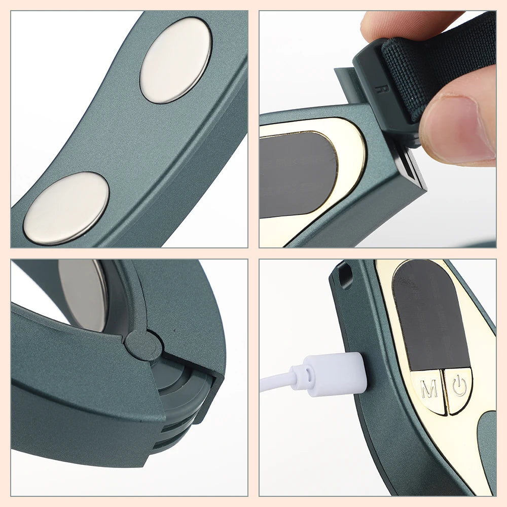 Facial Lifting Device Facial Slimming Vibration Massager Facial Heating Double Chin V Shape Lift Belt Face Hot Compress Massager