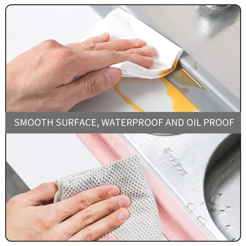 Multifunction Kitchen Self Adhesive Sealing Tape Bathroom Shower Bath Caulk Strip Waterproof Wall Sticker Sink Mold Proof Edge T