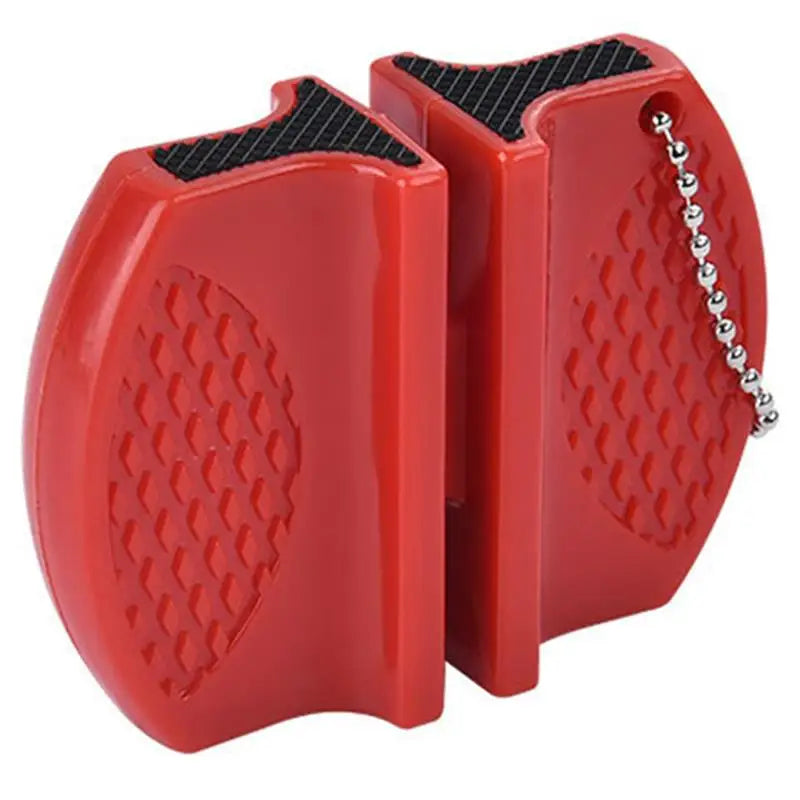 Mini Dual-sided Knife Sharpener, Portable Outdoor and Kitchen Tool for Quick Knife Sharpening