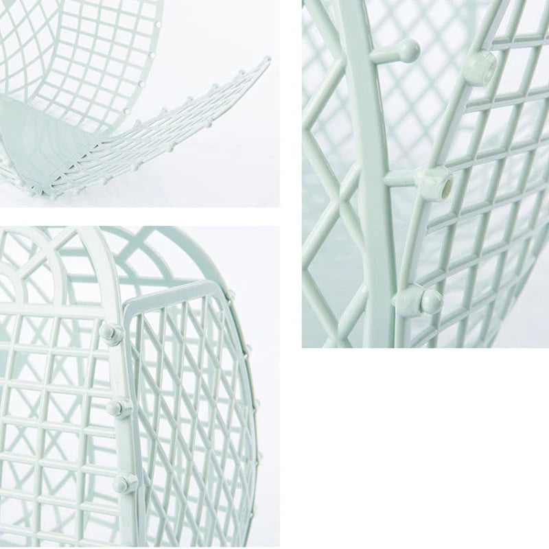Kitchen Storage Basket Hollow Portable Shower Bath Baskets Desktop Fruit Hanging Child Toys Snack Plastic Organizer