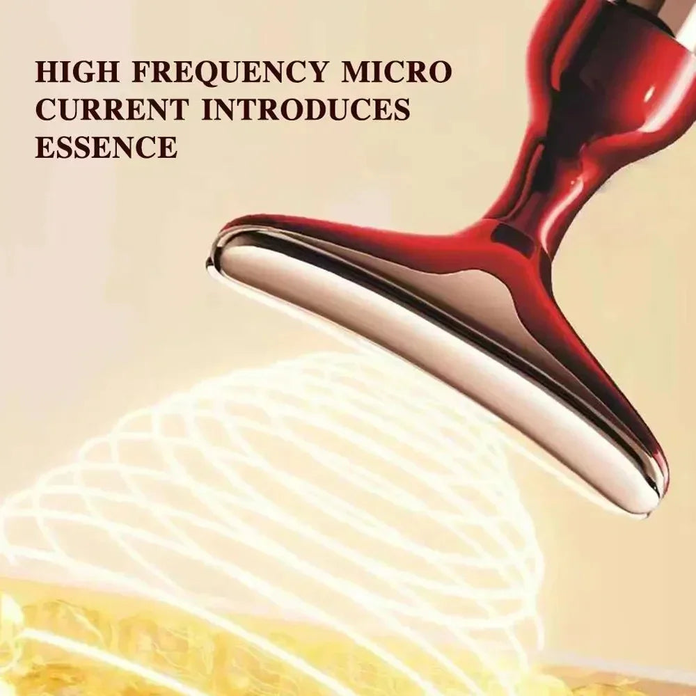 3 In 1 Face Massager Neck Facial Eye Massage Introducer Microcurrent Skin Rejuvenation Anti Aging Beauty Device BEAUTY TOOLS
