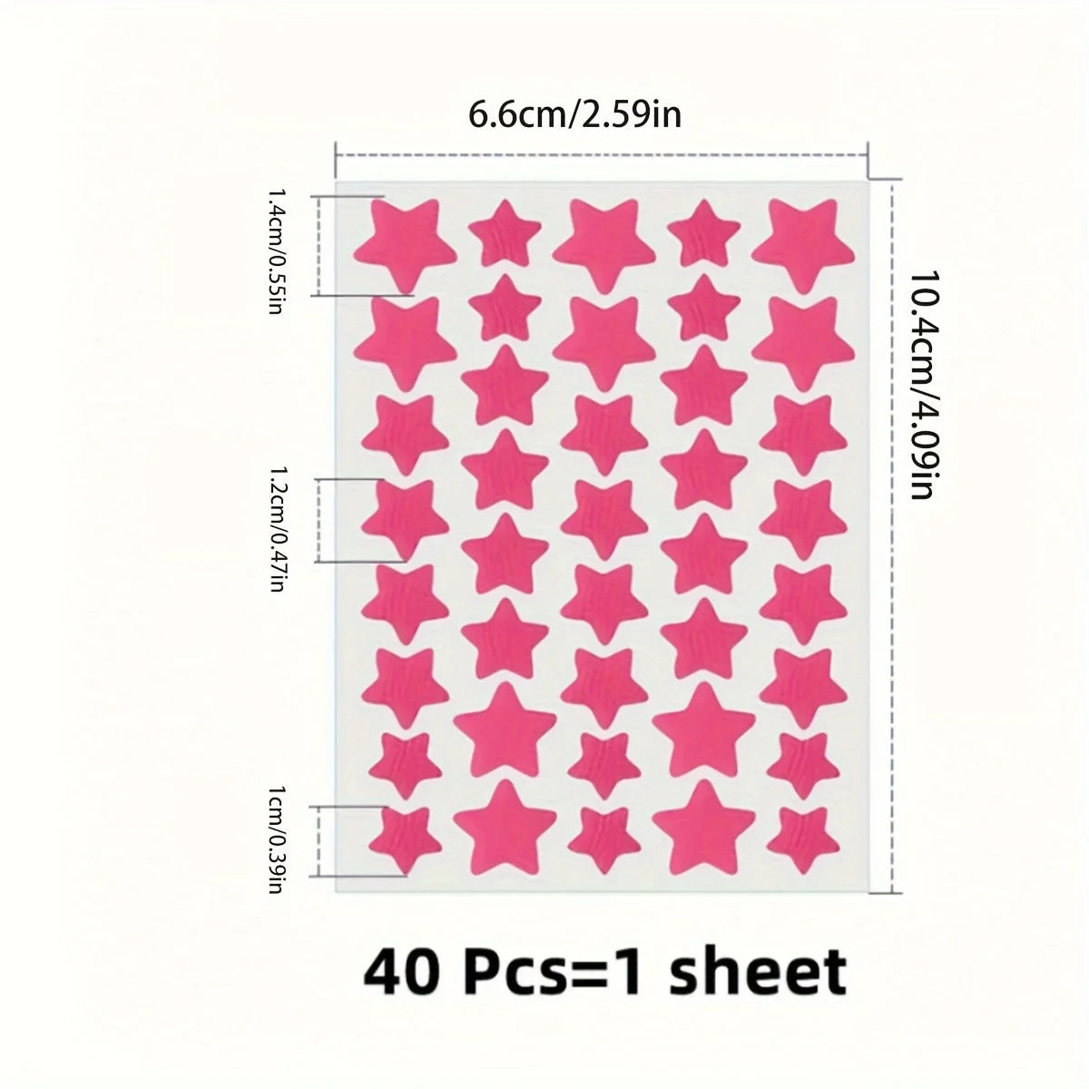 28/112/224pcs Multi-Color Star Stickers - Waterproof And Sweat-Proof To Cover Facial Blemishes - Skin-Friendly Concealer Sticker