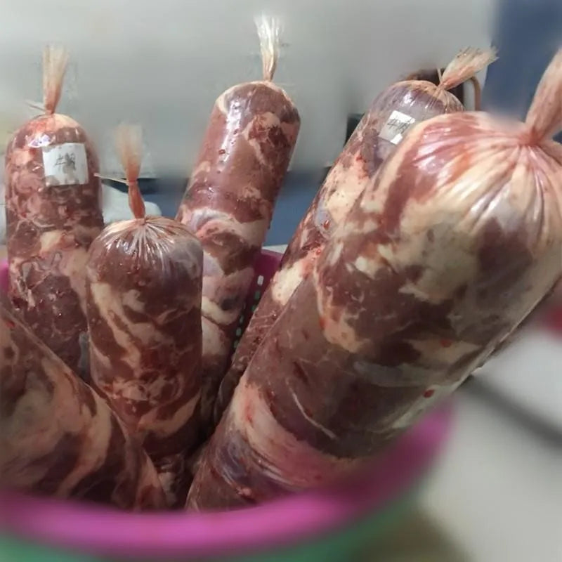 Frozen Meat Bag Beef And Mutton Roll Forming Cylindrical Bag Long Meat Slices Straight Tube Roll Mold Packaging Kitchen Tools