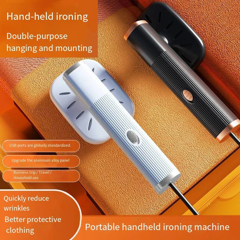 Handheld Iron Steamer 360° Ironing Small Garment Steamer USB Powered Electric Ironing Machine for Fabric Clothes Ironing