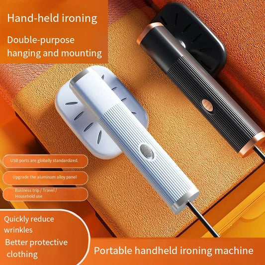 Handheld Iron Steamer 360° Ironing Small Garment Steamer USB Powered Electric Ironing Machine for Fabric Clothes Ironing