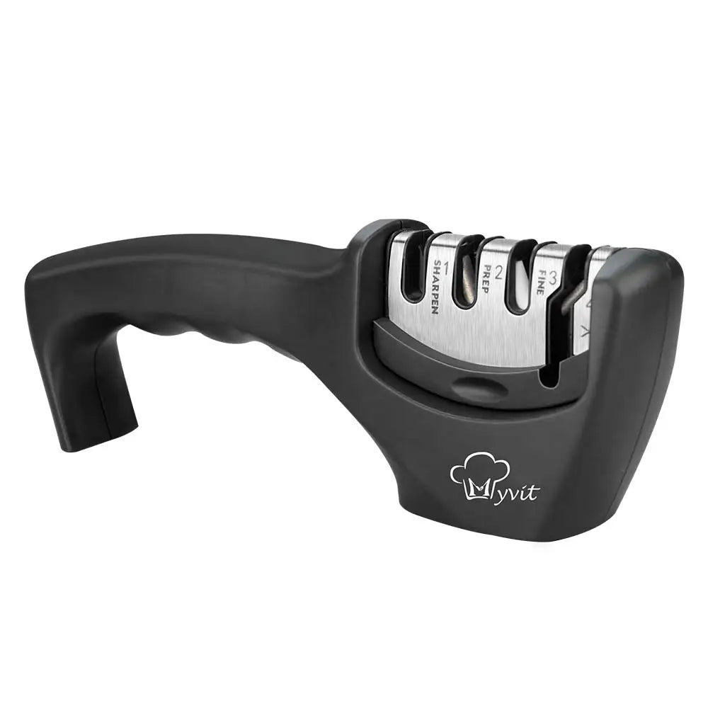 Knife Sharpener Professional Sharpening Stone Whetstone Grindstone 2/3/4 Stages Kitchen Knives Scissor Grinder Stone Householder