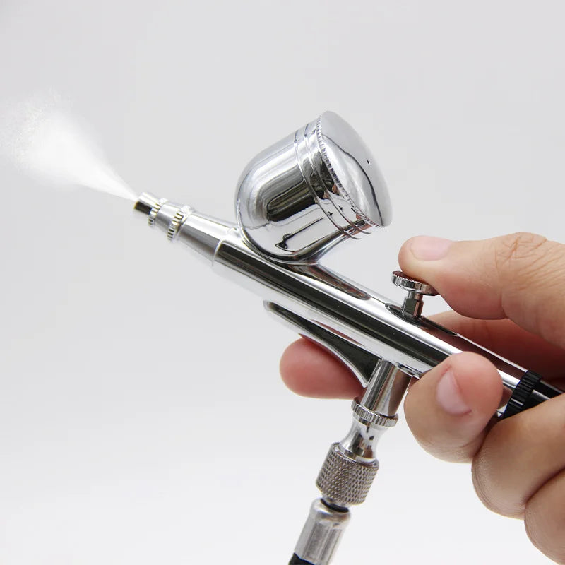Facial Oxygen Therapy Steam Nail Art Airbrush Paint Nail Nano Sprayer Skin Cleaning Therapy Moisturizing Rejuvenation Compressor