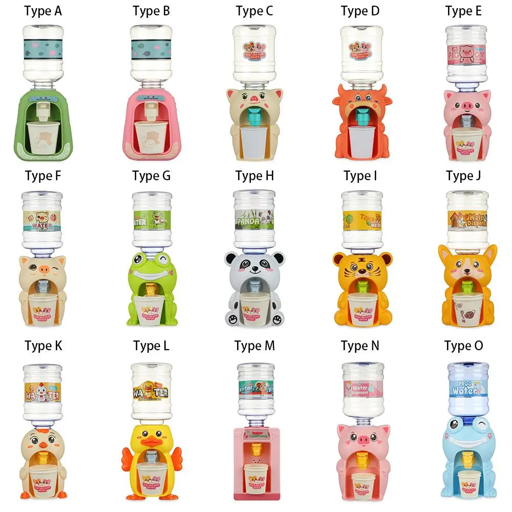 Children's Mini Fun Water Dispenser Electric Acousto-optic Simulation House Drinking Machine Baby Kitchen Toy Children Gift
