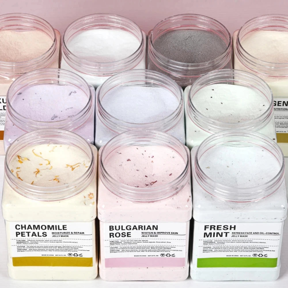 650g/200g Hydro Soft Jelly Mask Powder DIY  jelly Masks Peel Off Hyaluronic Acid Facial Skin Care Rose Mask For Face