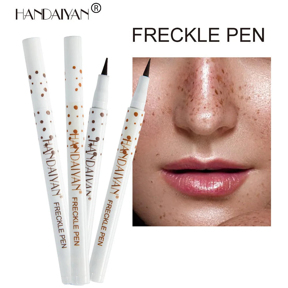 HANDAIYAN Natural Fake Freckle Pen Quick-Drying Waterproof Spot Pencil Makeup Tool for Facial Lifelike Fake Freckles Cosmetics