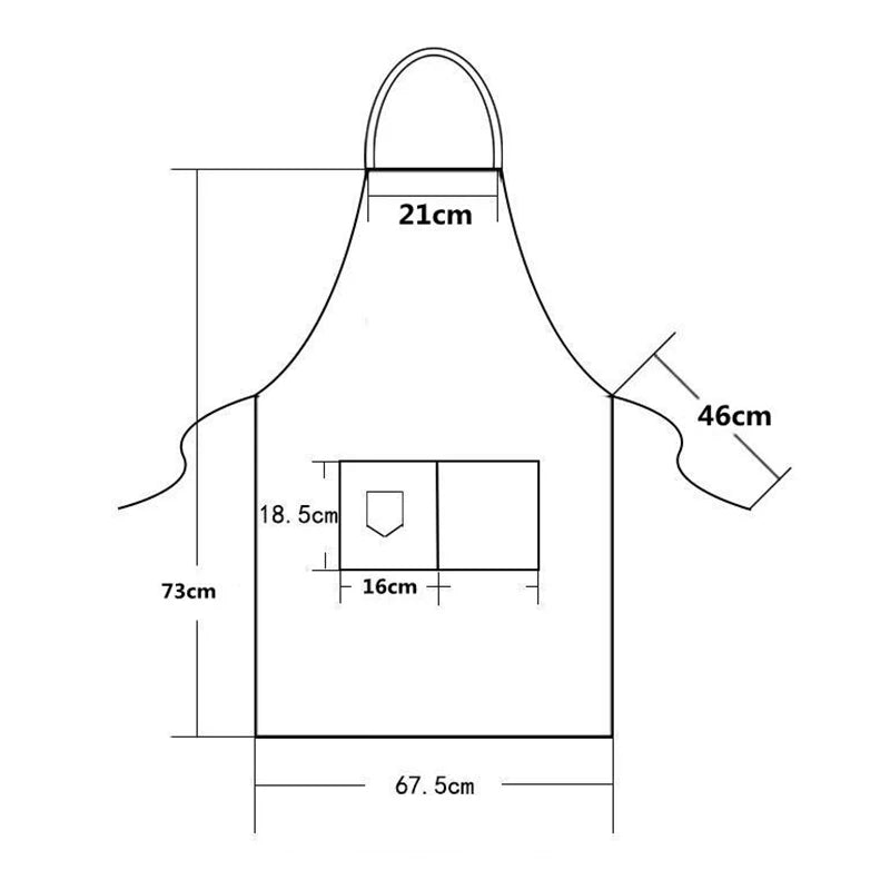 Custom Company Shop LOGO Kitchen Aprons For Woman Men Chef Work  Grill Restaurant Bar Shop Cafes Beauty Nails Studios Uniform