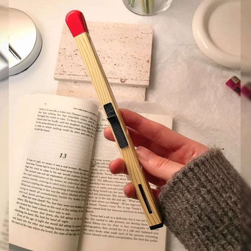 Super Long Luminous Matchstick Lighter Butane Torch Inflatable Lighter Household Aromatherapy Kitchen Gadgets Daily Necessities