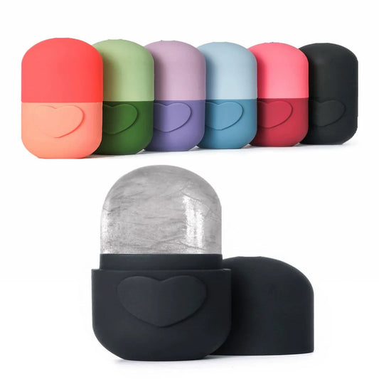 Silicone Ice Facial Roller Face Lifting Contouring Tools Ice Cube Trays Ice Globe Balls Eye Face Massager Beauty Skin Care Tools