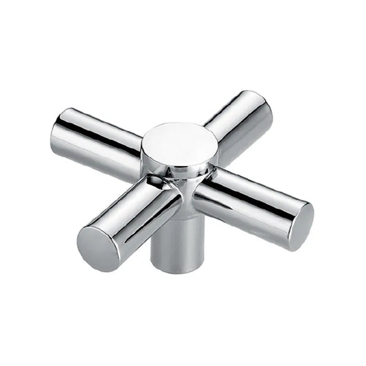 1Pc Cross Faucet Handle Switch Dish Basin Bathroom Sink Taps Cartridge Replacement Parts Hand Shank Kitchen Fixture Accessories