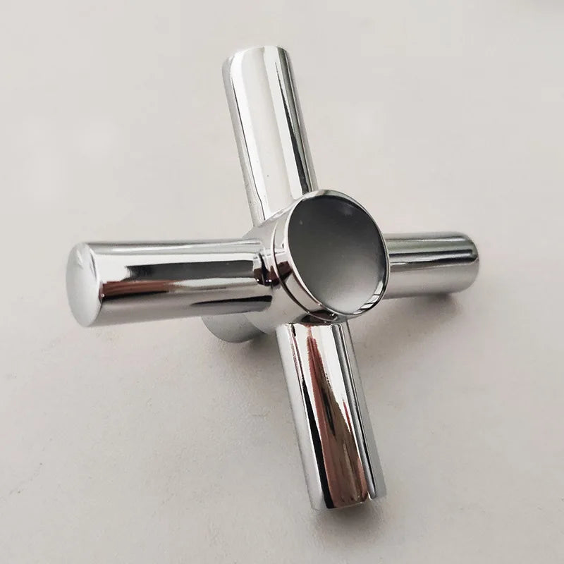 1Pc Cross Faucet Handle Switch Dish Basin Bathroom Sink Taps Cartridge Replacement Parts Hand Shank Kitchen Fixture Accessories