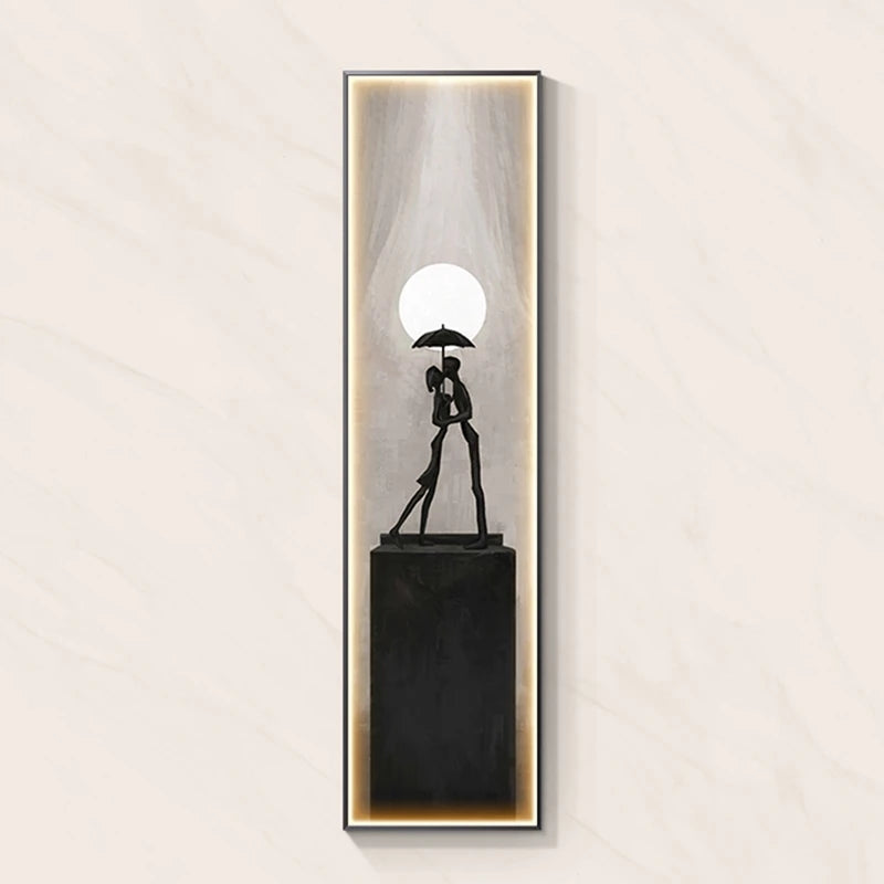 Modern Abstract Art Interior Painting Led Wall Hanging Lamp For Living Room Kitchen Porch Aisle Dining Room Room Home Decoration