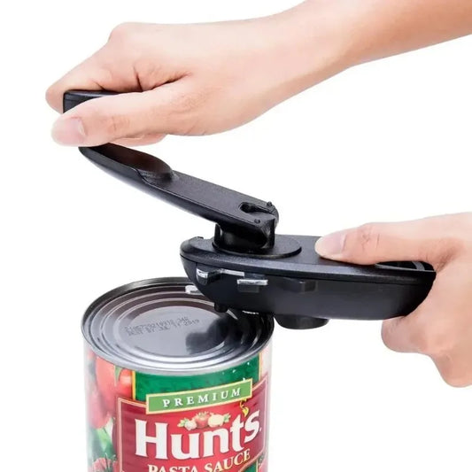 1Pc 8 in 1 Can Opener Heavy Duty and Tin Opener Beer Bottle Box Open Cans Novel Kitchen Essential Accessories for Jar Opening
