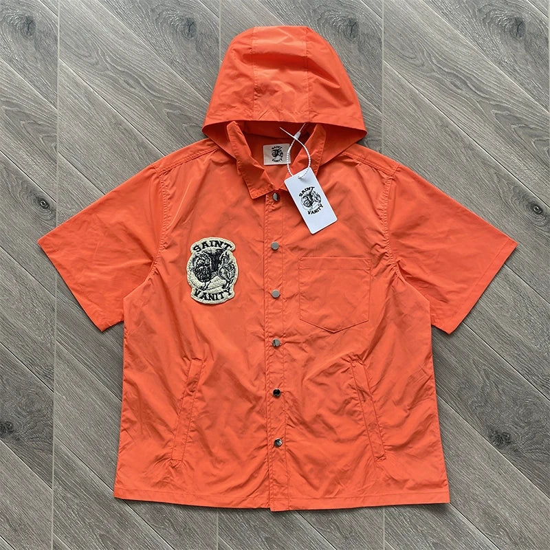 SAINT VANITY Embroidered Buckle Sports Sweatpants Jogger Men Women Drawstring Long Pants Trousers