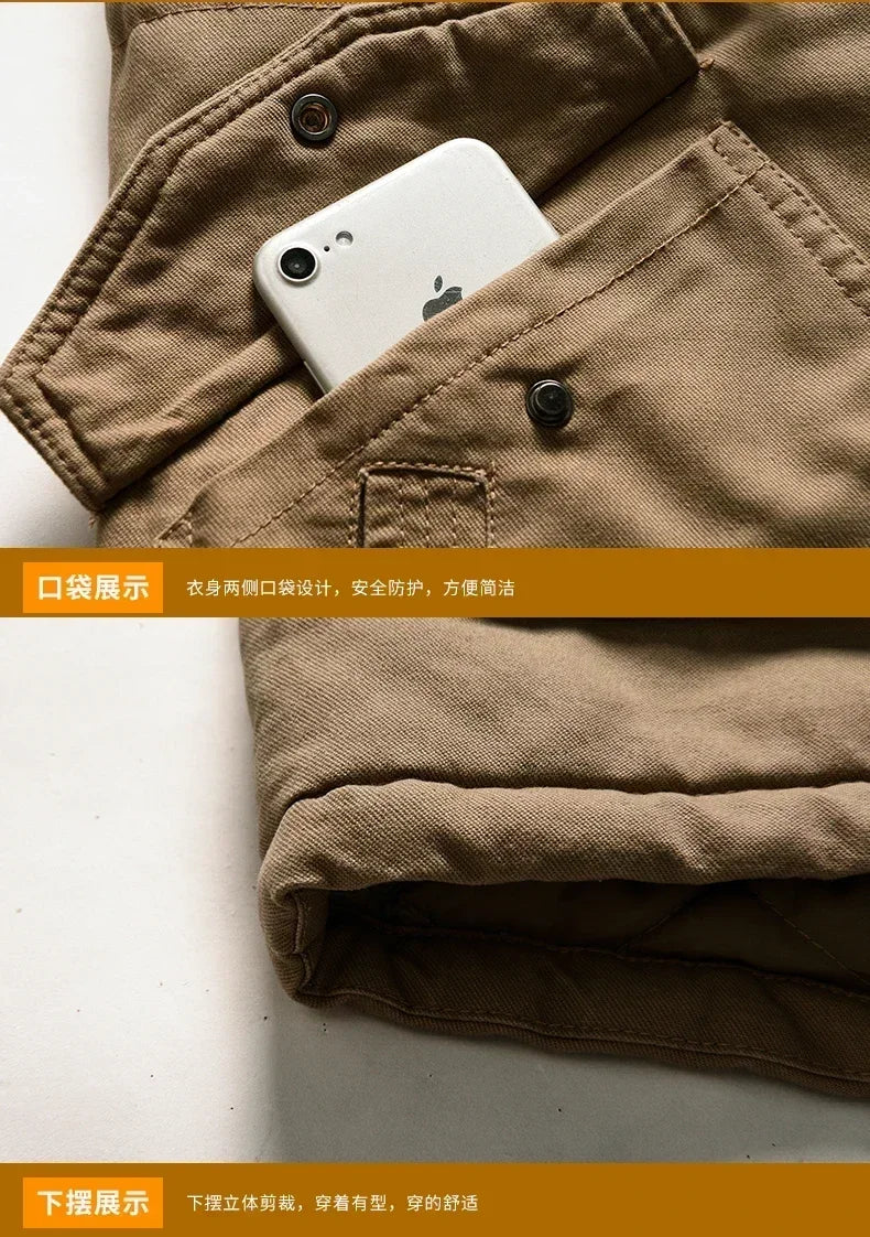 Camouflage Jacket Winter Hooded Velvet Thick Windproof Coat Men Warm Male's Medium-long Parkas New Mens Camo Parka Coat