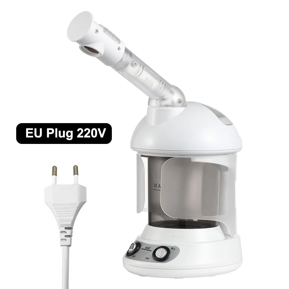 Facial Steamer For Face Vaporizer Hot Mist Sprayer Moisturizing Nano Humidifier Professional Hydrating Skin Care Facial Steamer