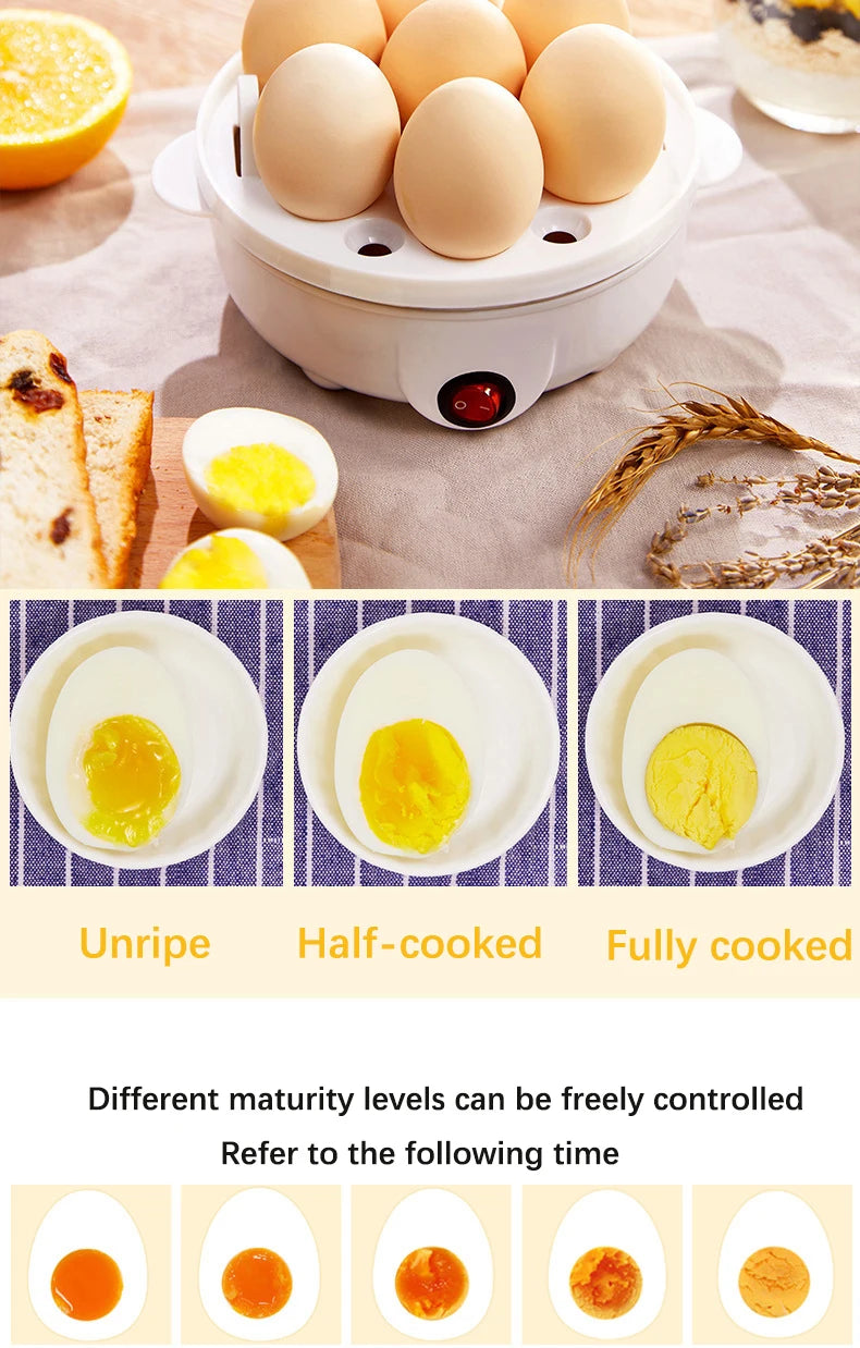 Multi Function Egg Steamer Electric Egg Cooker Corn Milk Steamed Kitchen Cooking Machine Rapid Double Layer Egg Boiler Steamer