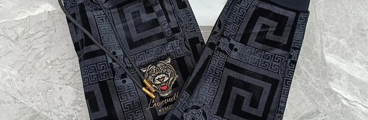 New Harem Pants with Tiger Embroidery for Men Autumn and Winter Sweatpants Men Clothing baggy Joggers Streetwear Track Pants