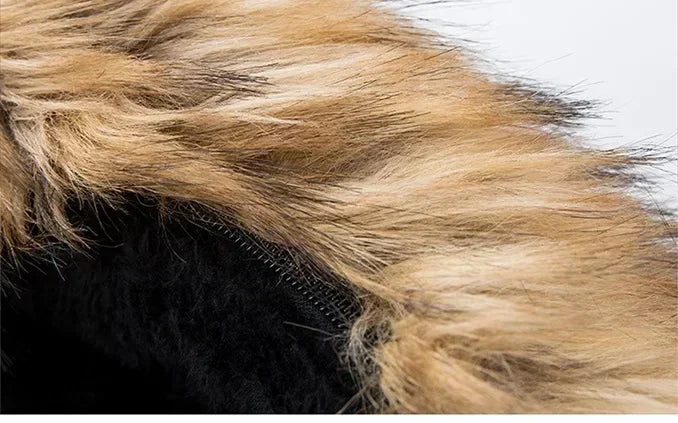 Camouflage Jacket Winter Hooded Velvet Thick Windproof Coat Men Warm Male's Medium-long Parkas New Mens Camo Parka Coat