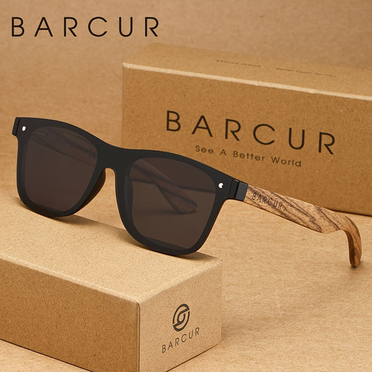 Barcur'S Compact Design Features Stylish Men'S Sunglasses Made with TAC Lens Material. These Square-Framed Sunglasses Are Perfect for Music Festivals, Photography Events, And Hiking, Serving As a Trendy Accessory. They Offer And Glare Reduction, Come in