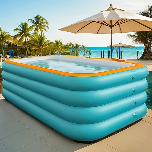 Multi-Function Inflatable Swimming Pool -- Portable Home Water Park, Suitable for Indoor/Outdoor and Garden Use, Perfect for Family Gatherings & Summer Pools Parties