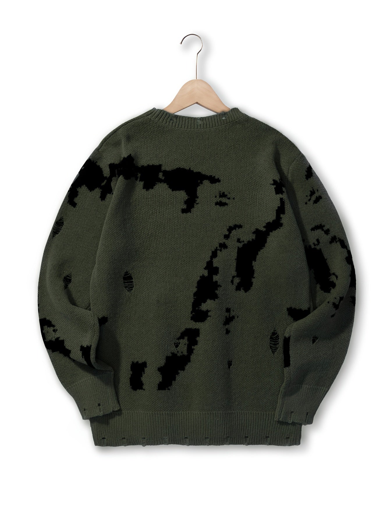 All Match Knitted Sweater, Men's Casual Warm Slightly Stretch Crew Neck Pullover Sweater For Men Fall Winter