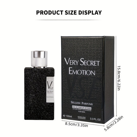 100ml Sellion Men's Winter Ice Peak Eau de Parfum - Spicy Oriental Fragrance, Long-Lasting Fresh Scent, Formaldehyde-Free, Ideal for Daily Use, Travel & Father's Day Gifts, Men's Cologne, Warm Aroma, Premium Fragrance, Luxury Perfume, Men's Grooming