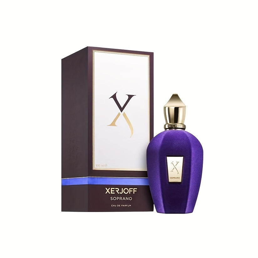 X-e-r-j-o-f- Soprano Eau De Parfum - 100ml/3.4fl oz Men'S & Women'S Unisex Middle Eastern Dubai Scent with Oriental Floral & Fruity Notes, Luxury Long-lasting Fragrance For Daily Use, Gifts (halloween, Christmas)