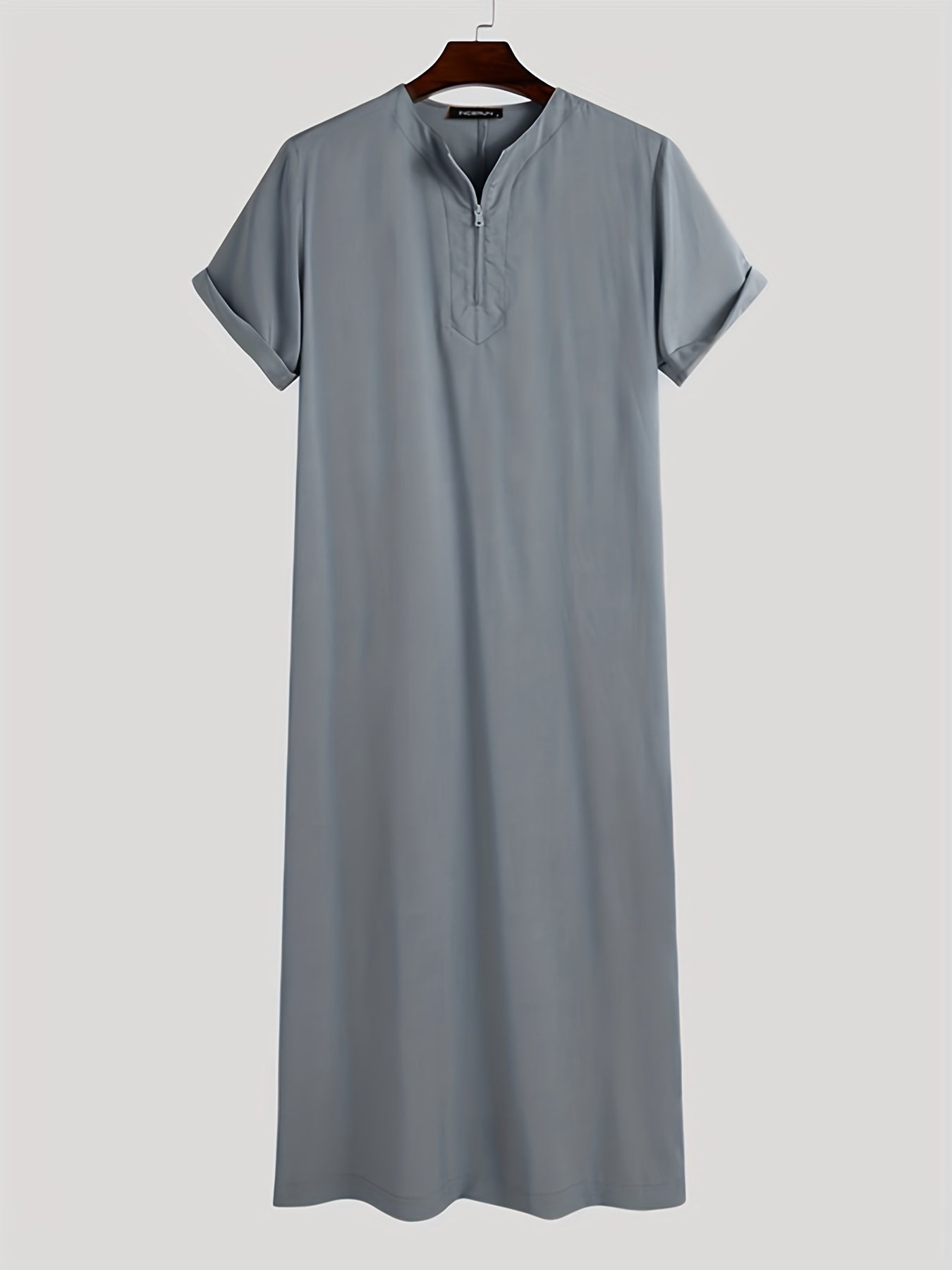 Ramadan Thobe - Exclusively Designed for Men, Long Sleeve Elegant Robe, Traditional Abaya Dress, Comfortable Clothing, Inspired by Saudi Arabic Culture, Jubba and Dishdasha Style, Perfect for Ramadan Celebrations