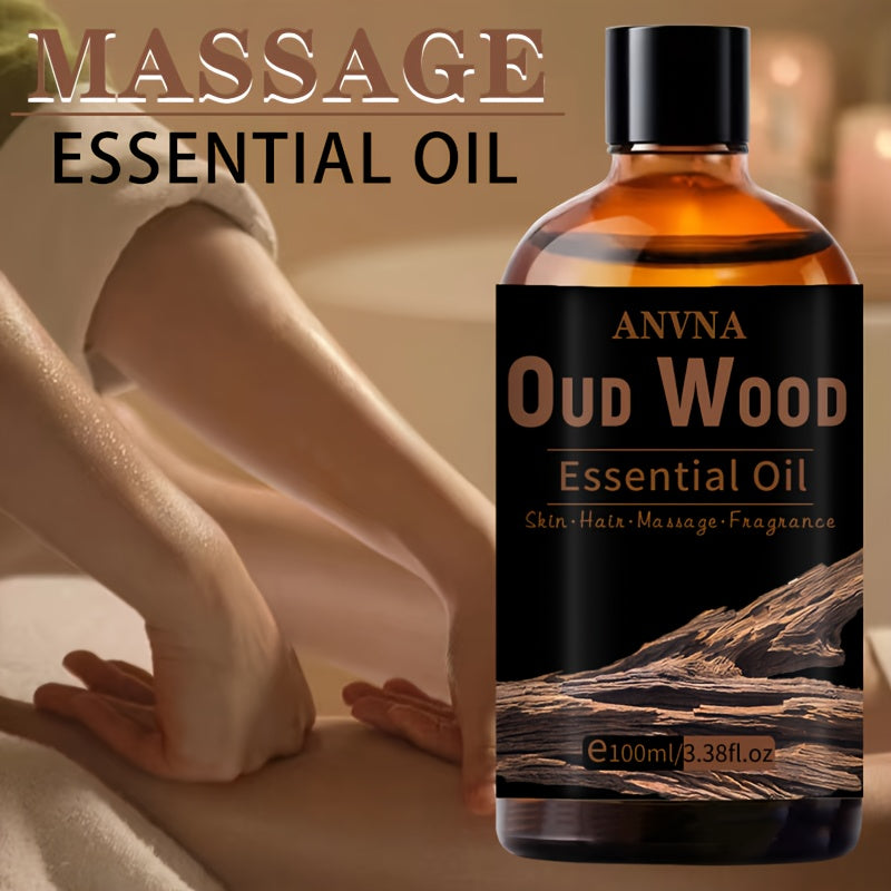 ANVNA-Ebony High-end Essential Oil DIY Massage SPA Hair Care Light Beige Care Hydration and Moisturizing Car Yoga Office Multi-scene Use 100ml