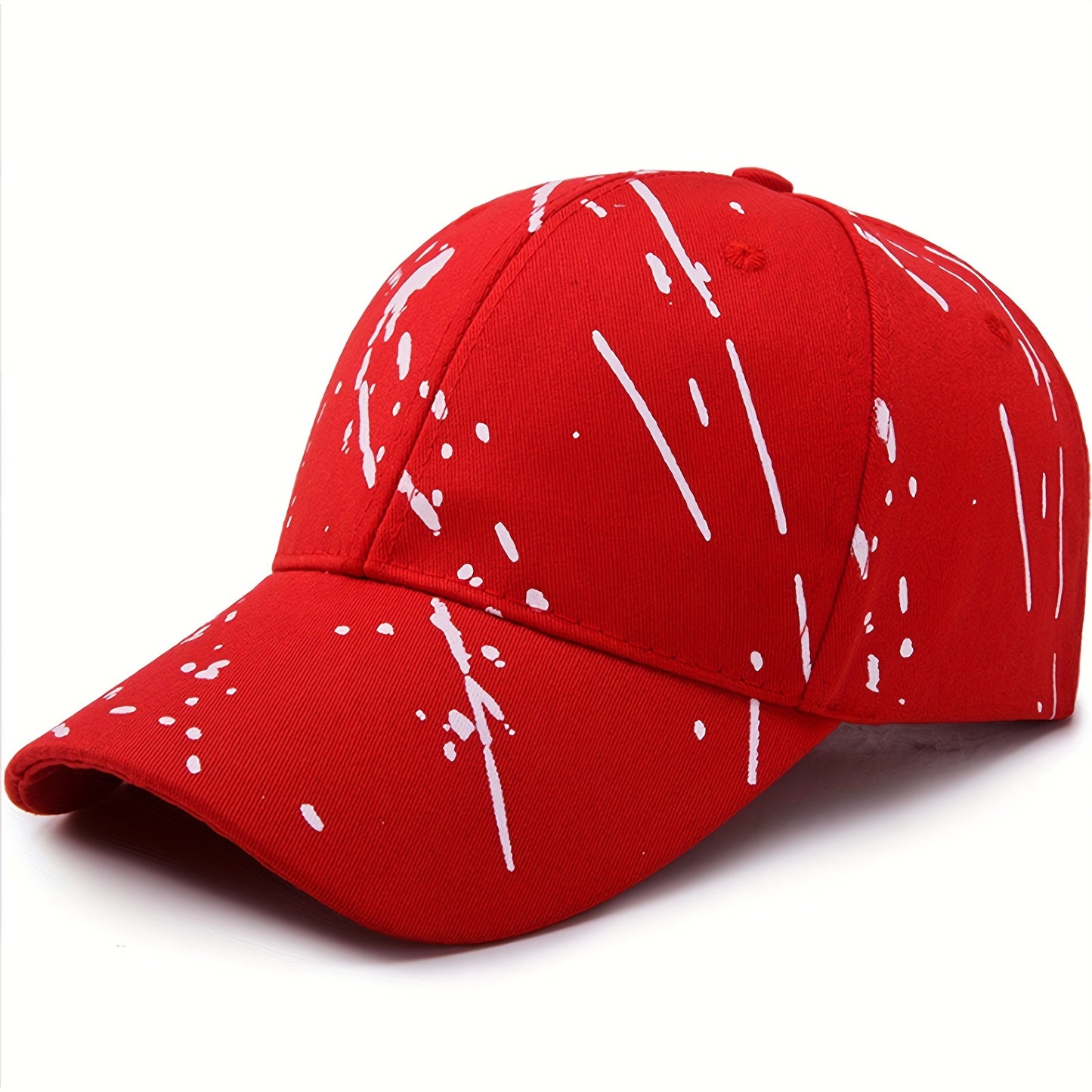 Graffiti Chic Baseball Cap - Trendy Solid Color Hip Hop Style - Unisex Lightweight Couple Sun Hats for Fashion-Forward Men & Women