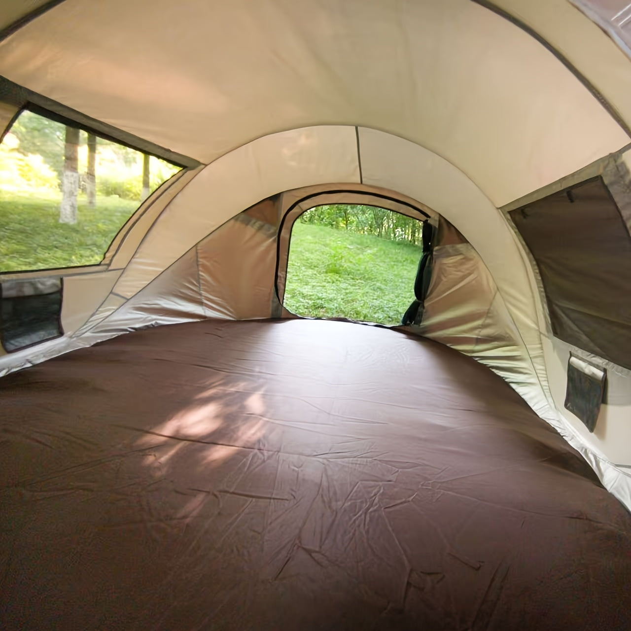 New Boat-Shaped Design No-Installation Outdoor Camping Tent, Suitable for 5–8 People – Ideal for Traveling, Camping, and Disaster