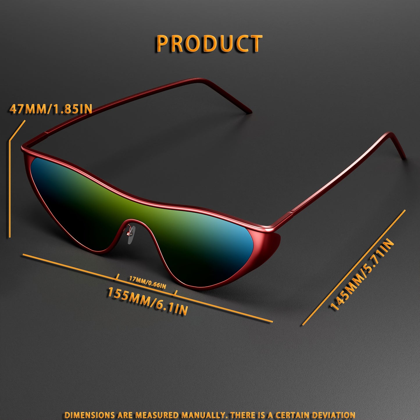 bandimu Retro Geometric Hexagonal Fashion Glasses for Men & Women - Golden-Tone Frame with Black Lenses, Fashionable Unisex Accessory for Casual & Formal Wear, Decorative Eyewear | Chic Eyewear Design